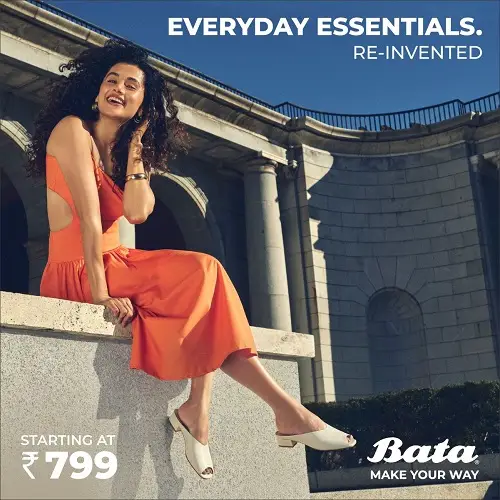 Bata India ने Taapsee Pannu सोबत ‘Everyday Essentials’ लॉन्च केले